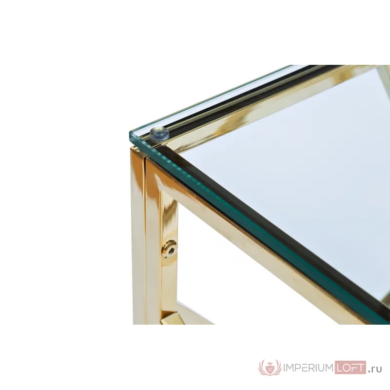 Консоль со стеклянной столешницей Голд GY-CST2051214GOLD от ImperiumLoft