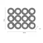 Дизайнерский настенный декор зеркала LaLume-KKK00319 от ImperiumLoft