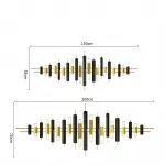 Дизайнерский настенный декор LaLume-KKK00354 от ImperiumLoft