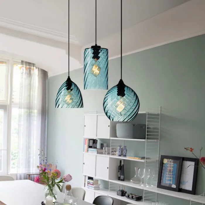 Подвесной светильник CL RIB D Blue от ImperiumLoft