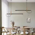 Подвесная люстра BARCKER Dark wood от ImperiumLoft