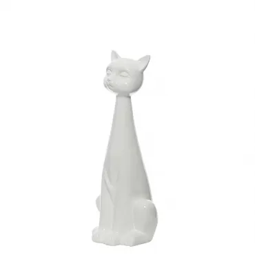 Статуэтка Белый кот C5011285 бел.