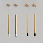 Подвесной светильник PIPE WOOD LONG