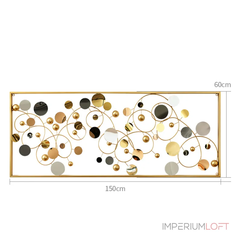 Дизайнерский настенный декор LaLume-KKK00146 от ImperiumLoft Дизайнерский настенный декор LaLume-KKK00146 от ImperiumLoft