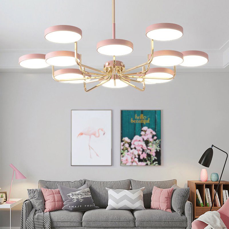 Подвесная люстра TAVIS D78 Pink от ImperiumLoft