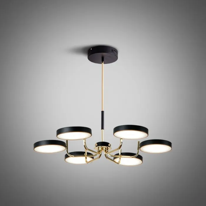Подвесная люстра TAVIS D78 Black от ImperiumLoft