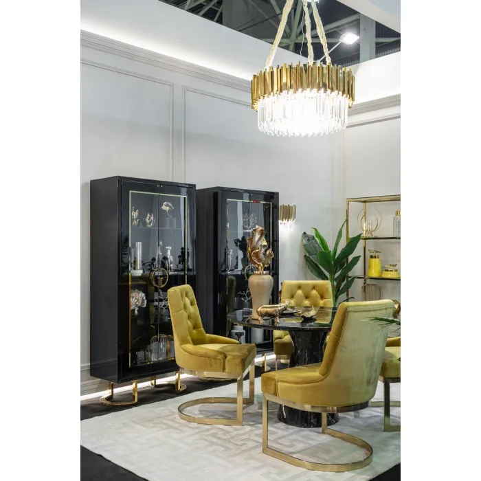 Люстра с кристаллами (золото) 62GDM-81008-800 от ImperiumLOFT от ImperiumLoft