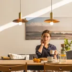Подвесной светильник WOOD Light brown от ImperiumLoft