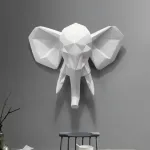 Дизайнерский настенный декор слон LaLume-KKK00237 от ImperiumLoft