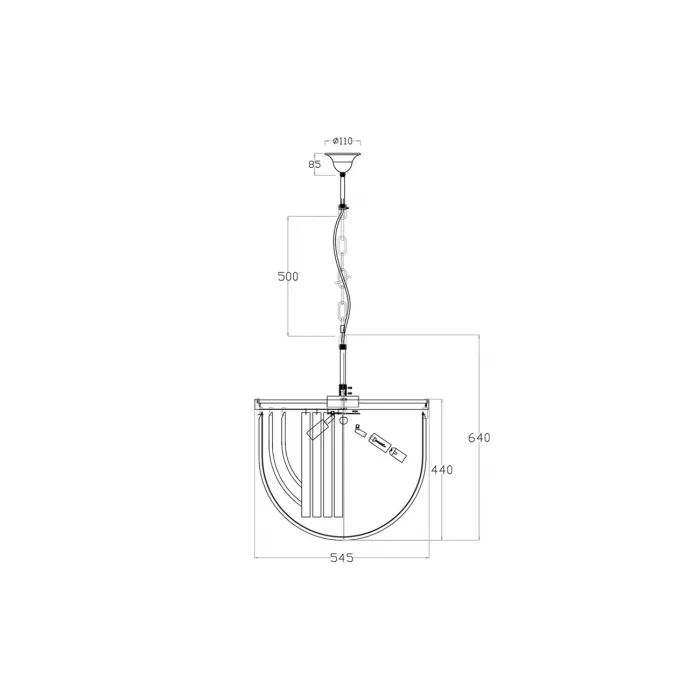 Люстра изящная 20MD3279-6 от ImperiumLOFT от ImperiumLoft