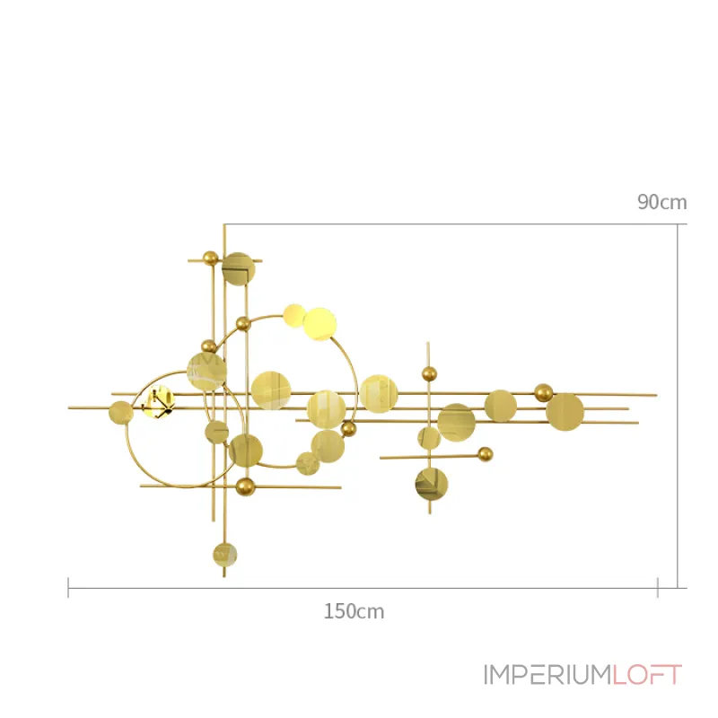 Дизайнерский настенный декор LaLume-KKK00191 от ImperiumLoft Дизайнерский настенный декор LaLume-KKK00191 от ImperiumLoft