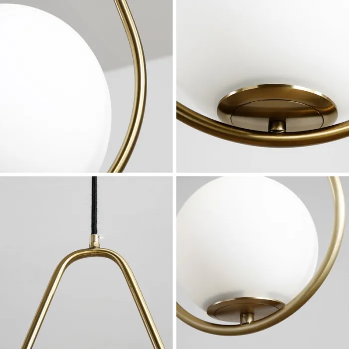 Подвесной светильник HOOP DROP Gold от ImperiumLoft