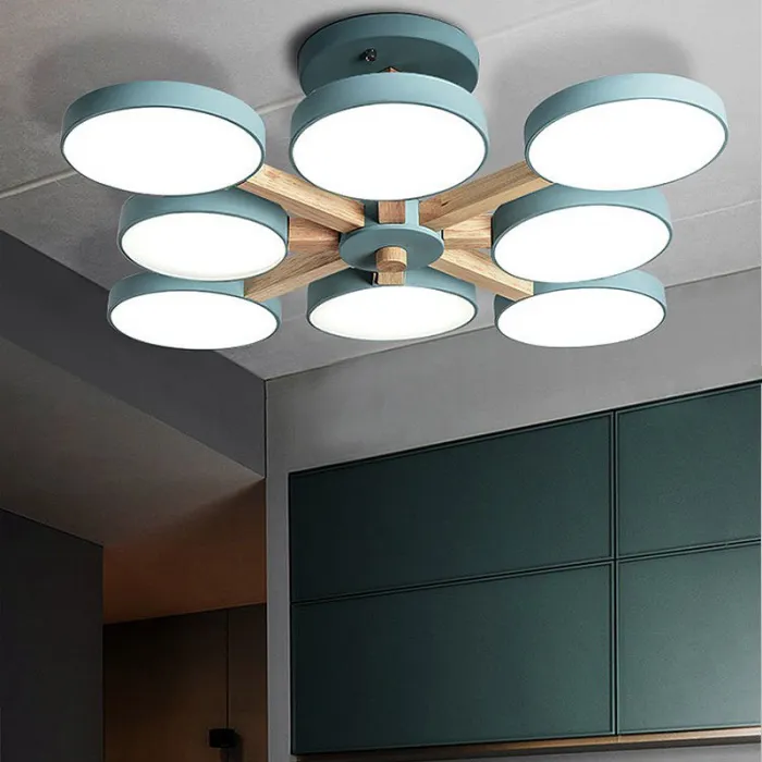 Потолочный светильник TURNA L8 Blue от ImperiumLoft
