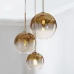Подвесной светильник PASSAGE ONE D30 Gold от ImperiumLoft