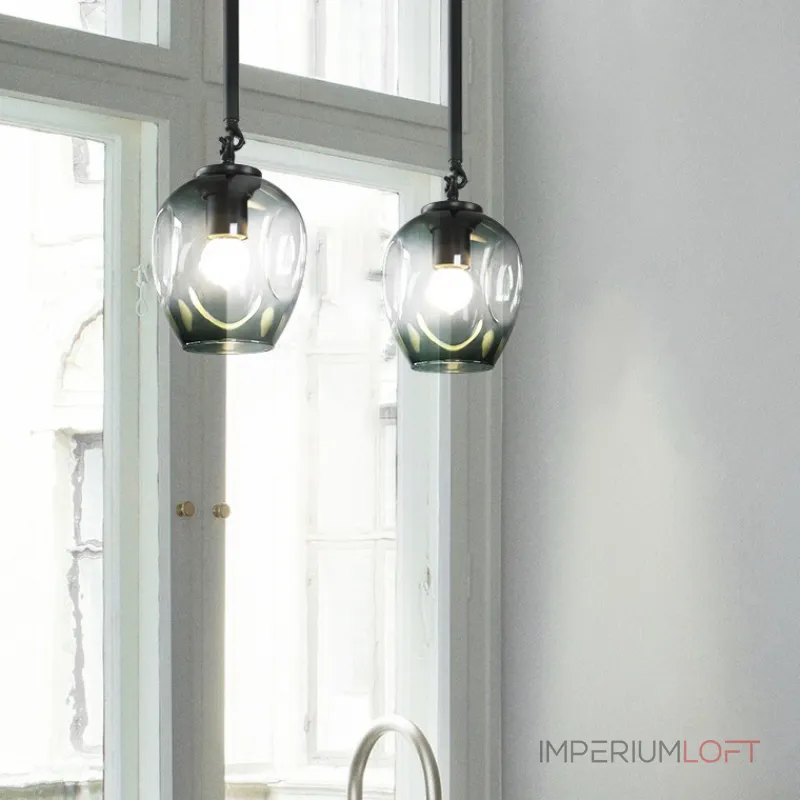 Подвесной светильник ADEL-ONE L1 Cognac Black Подвесной светильник ADEL-ONE L1 Cognac Black