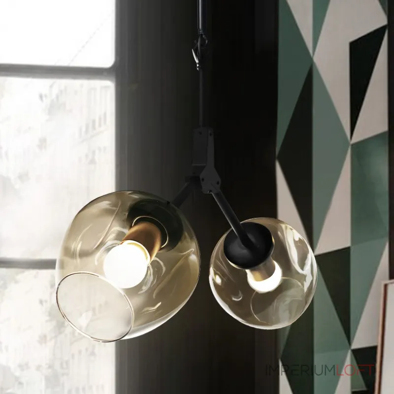 Подвесной светильник ADEL-ONE L1 Cognac Black Подвесной светильник ADEL-ONE L1 Cognac Black