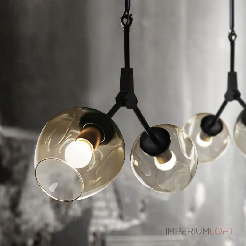 Подвесной светильник ADEL-ONE L1 Cognac Black Подвесной светильник ADEL-ONE L1 Cognac Black