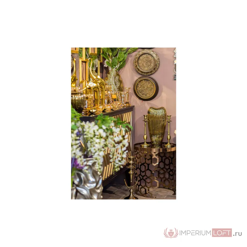 Журнальный стол круглый 13RXET8011-GOLD от ImperiumLoft