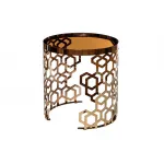 Журнальный стол круглый 13RXET8011-GOLD от ImperiumLoft