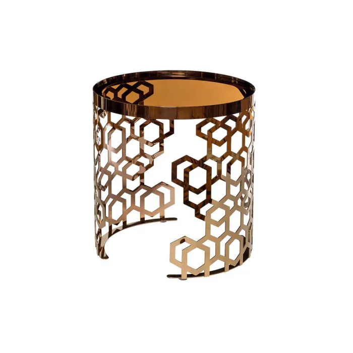 Журнальный стол круглый 13RXET8011-GOLD от ImperiumLoft