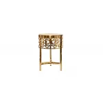 Журнальный столик круглый золотой 13RXFS5080M-GOLD от ImperiumLoft