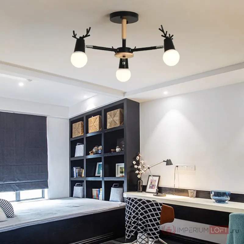 Подвесная люстра DEERCH D65 Black от ImperiumLoft