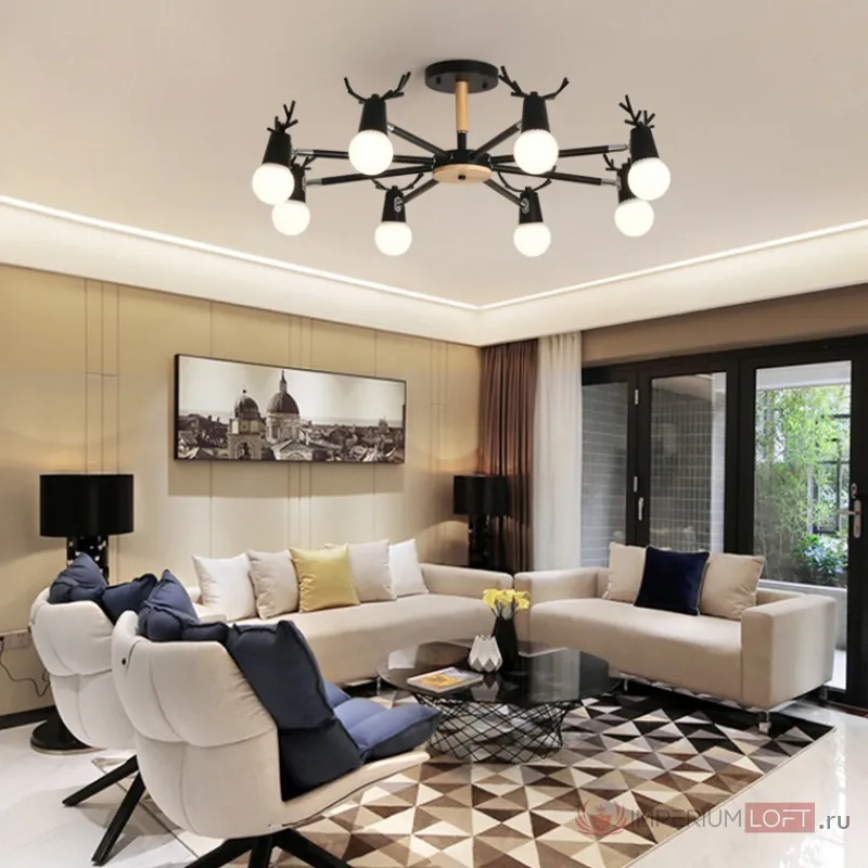 Подвесная люстра DEERCH D65 Black от ImperiumLoft
