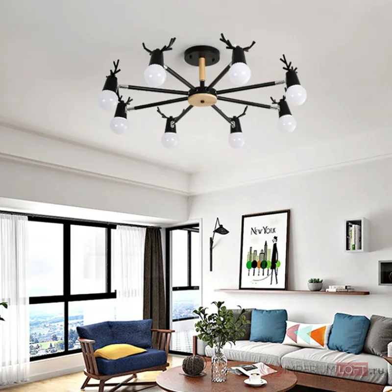 Подвесная люстра DEERCH D65 Black от ImperiumLoft