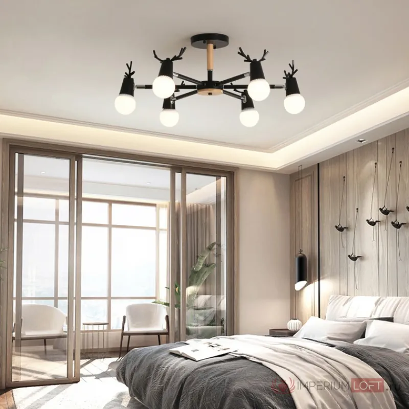 Подвесная люстра DEERCH D65 Black от ImperiumLoft