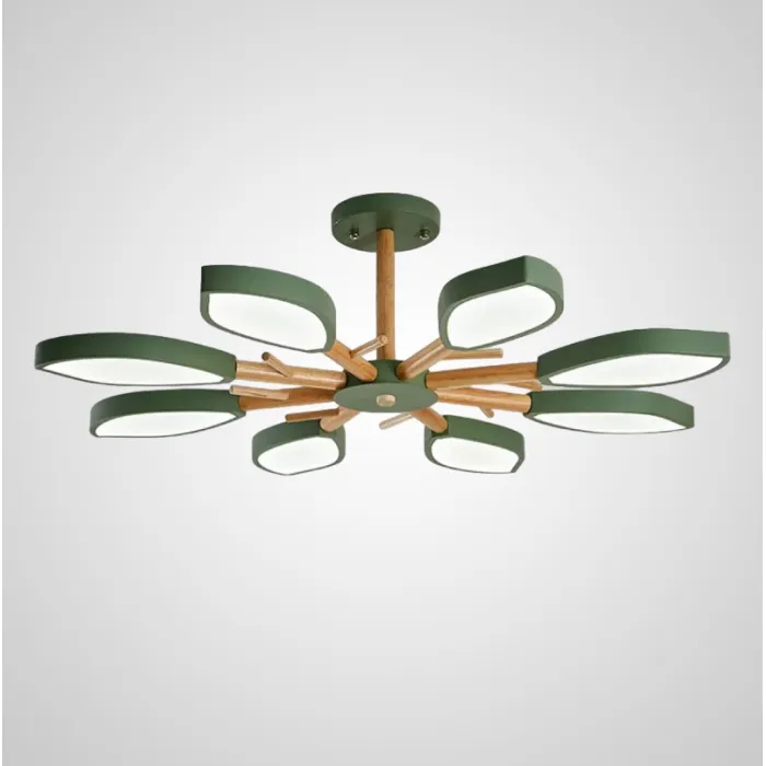Подвесная люстра FRIM L8 Green от ImperiumLoft