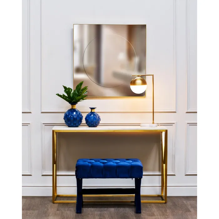 Лампа настольная с матовым плафоном, золото 22-88228 от ImperiumLoft