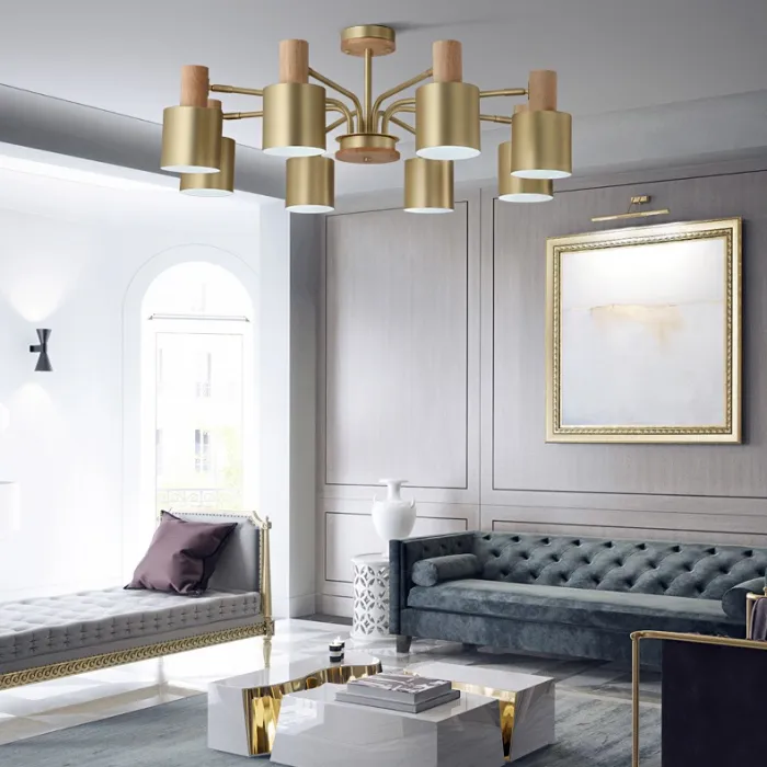 Подвесная люстра INGRID 6 metal от ImperiumLoft
