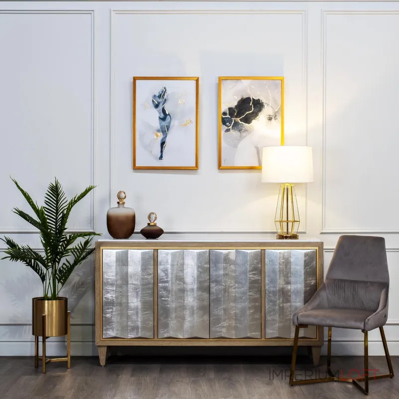 Кашпо металлическое на подставке (золото) 13RXFP3105M-GOLD от ImperiumLoft Кашпо металлическое на подставке (золото) 13RXFP3105M-GOLD от ImperiumLoft