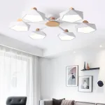 Подвесная люстра GEOMETRIC CH 6 белая от ImperiumLoft