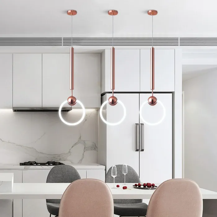 Подвесной светильник RING L D30 Серебро от ImperiumLoft