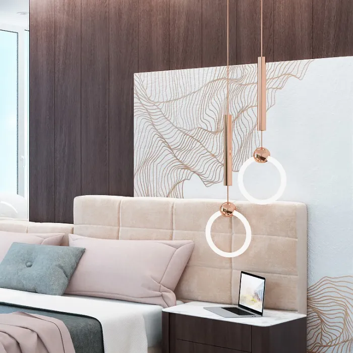 Подвесной светильник RING S D20 Серебро от ImperiumLoft