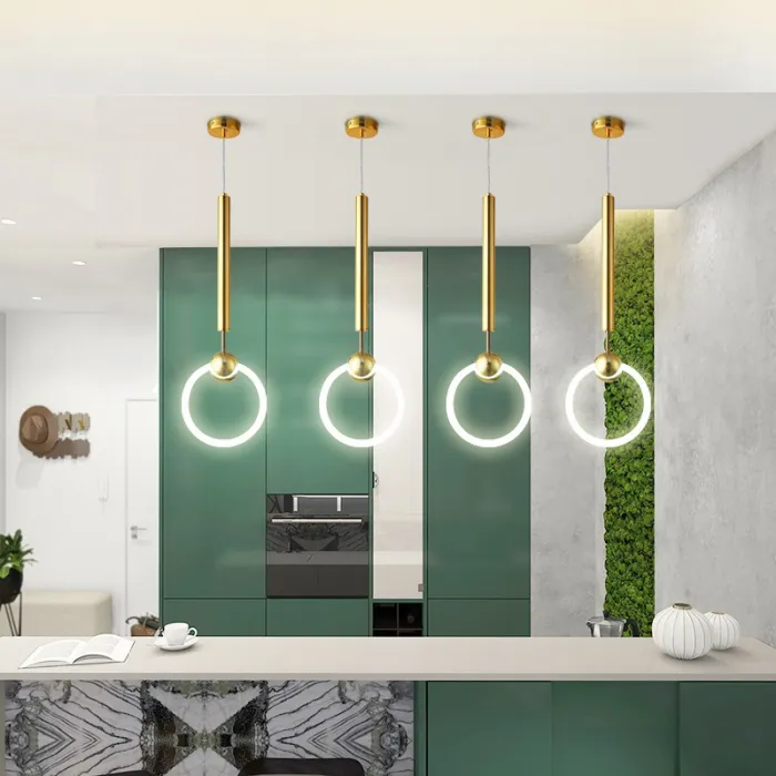 Подвесной светильник RING S D20 Серебро от ImperiumLoft