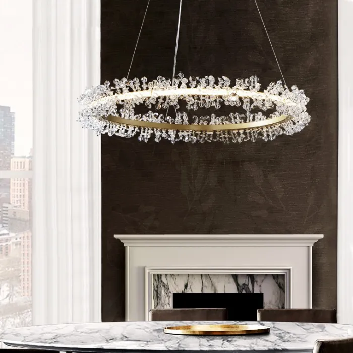 Подвесная люстра THERA D90 Gold от ImperiumLoft