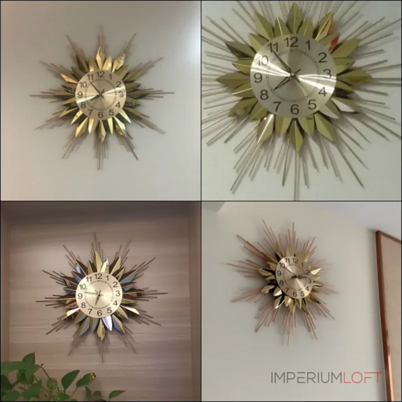 Дизайнерский настенный декор часы LaLume-KKK00294 от ImperiumLoft