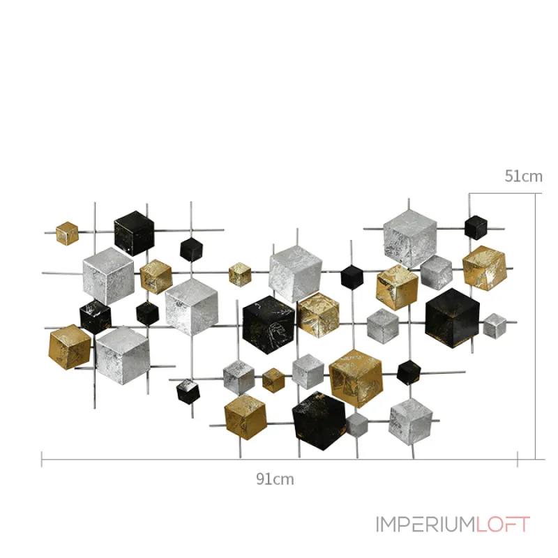 Дизайнерский настенный декор LaLume-KKK00193 от ImperiumLoft Дизайнерский настенный декор LaLume-KKK00193 от ImperiumLoft