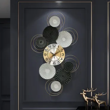 Дизайнерский настенный декор часы LaLume-KKK00315