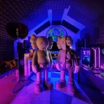 Дизайнерская скульптура кукла Kaws LaLume-SKT00194  от ImperiumLoft