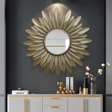 Дизайнерский настенный декор зеркало LaLume-KKK00326