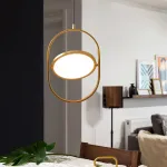 Подвесной светильник ARVET вертикальный Золото от ImperiumLoft