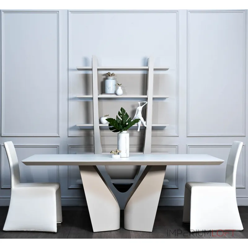 Стол обеденный Quadro белый 58DB-DT15873 от ImperiumLoft Стол обеденный Quadro белый 58DB-DT15873 от ImperiumLoft