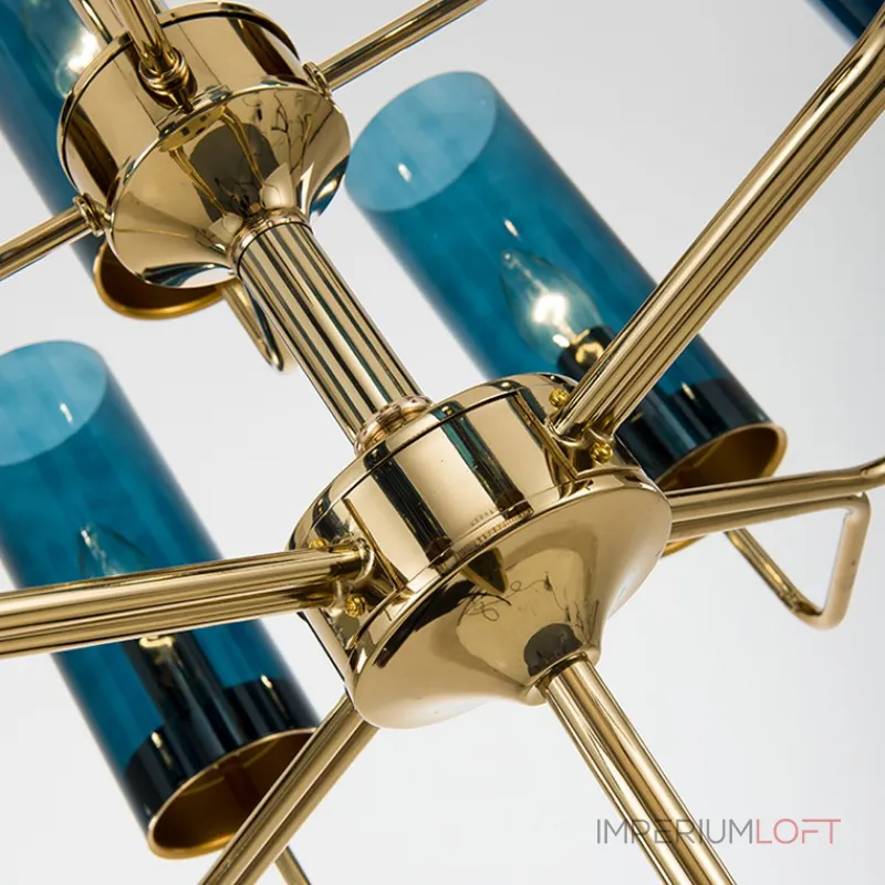 Люстра на штанге DELPHY L6 Blue