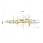 Дизайнерский настенный декор LaLume-KKK00300 от ImperiumLoft