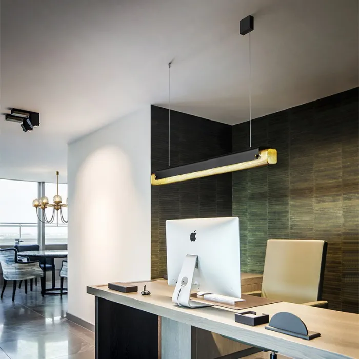 Подвесной светильник CASING LONG S L66 Black от ImperiumLoft