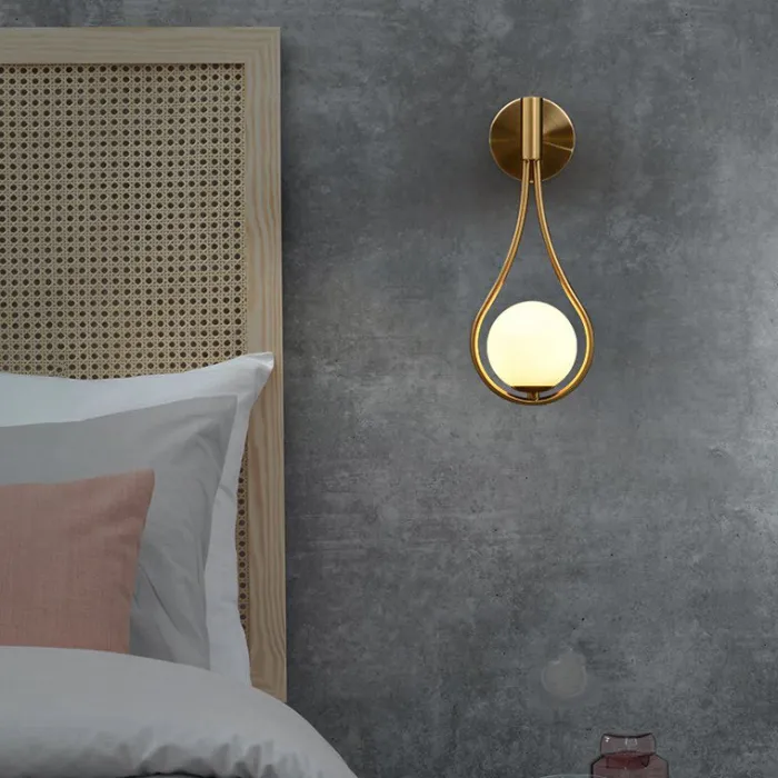 Настенное бра HOOP DROP WALL Bronze от ImperiumLoft