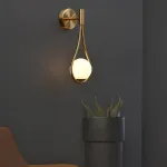 Настенное бра HOOP DROP WALL Bronze от ImperiumLoft